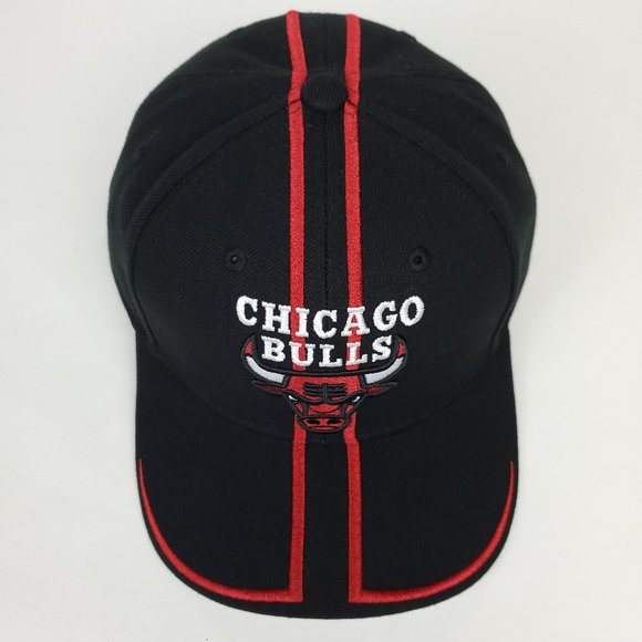 Chicago Bulls Mitchell & Ness Strapback Hat 3D Logo '98 NBA Draft BlackCap NWT - Picture 3 of 7